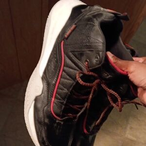 Stylish Black and Red Men's Sneakers